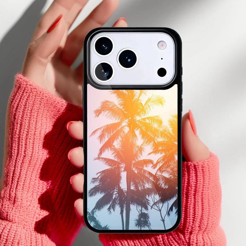 Love Summer Beach Phone Case for iPhone 17 16 15 14 13 Pro Max Back Cover for 12 11 Pro Coque