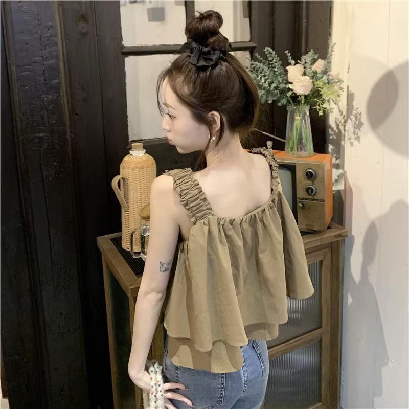 Women's Summer Loose-Fit Mori Style Camisole - Sweet & Spicy Design