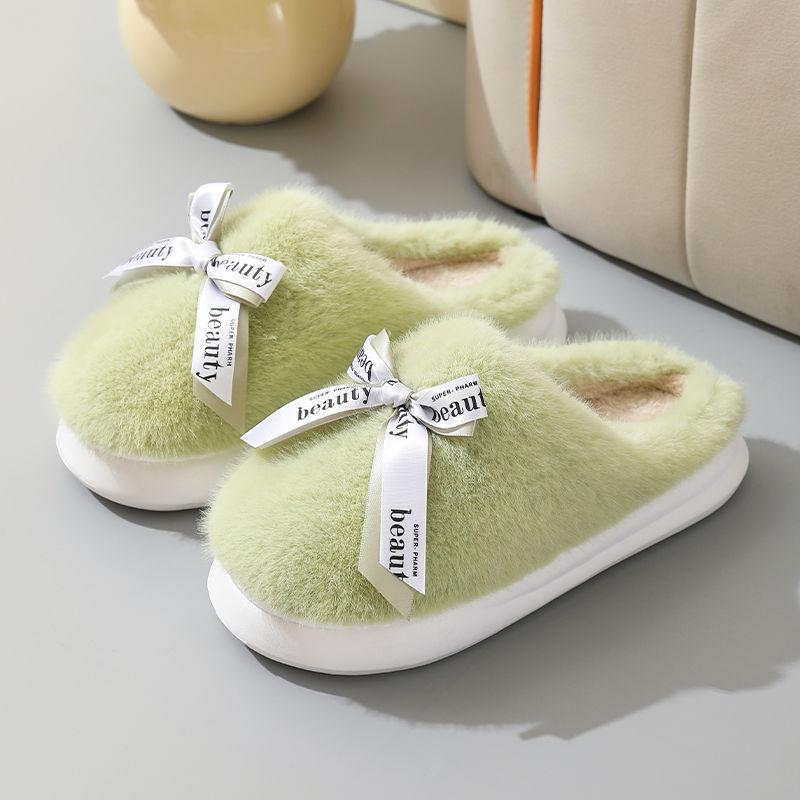 Ins New Stylish Winter Platform Slippers Women's Super Fluffy Indoor Shoes Fur Slides Woman Trends Chic Fuzzy Outdoor Mules Shoe