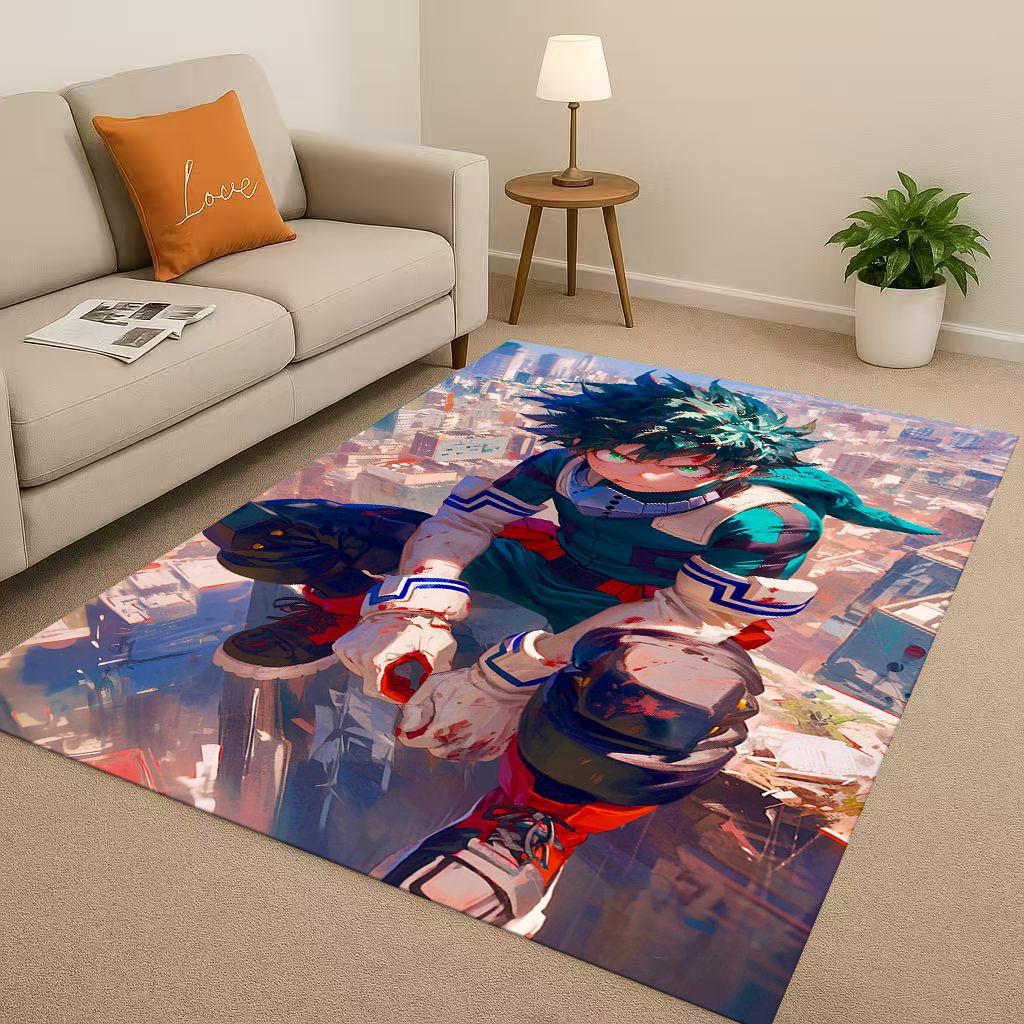Anime My Hero Academia Bakugou Deku Kreskówka Salon Antypoślizgowy Dywanik Dywan do Sypialni Pokoju Zabaw Sofa, Dekoracja Domu Wycieraczka