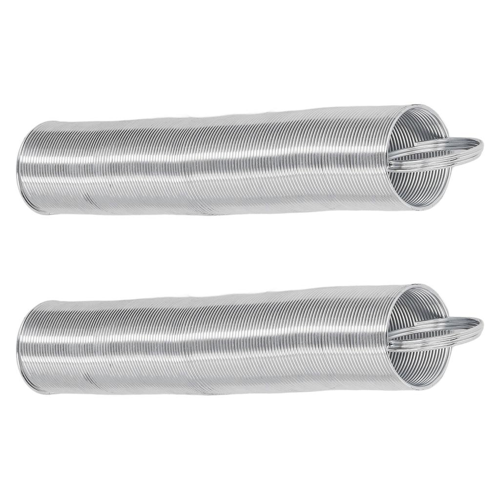 2pcs Electric Fence Spring Gates Stainless Steel 16 Feet Tension Livestock Fence Spring for Pasture