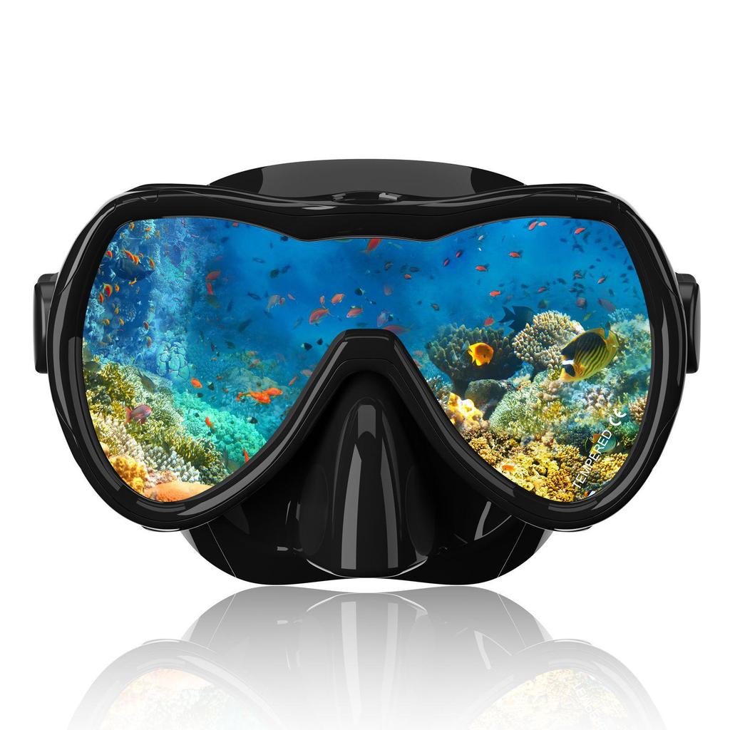 Silicone Tempered Glass Snorkel & Diving Mask