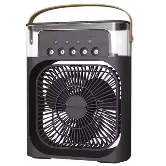 Mini Air Conditioner USB Water Mist Fan 7 Colors LED Light Humidification Fan Home Spray Air Fan Desk Air Cooler Cooling Fan