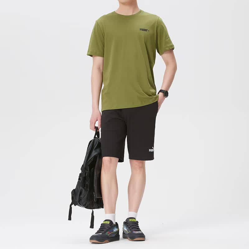 Puma Men's Short Sleeve & Shorts Running Set