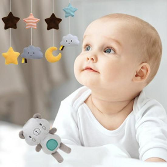 Calming Wind Chime Baby Crib Mobile - Music Rattle Pendant for Bedside or Hanging Decor