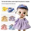 OB11 Doll Clothes: Exquisite Embroidered Dress for 1:12 Scale BJD - Fits GSC A-si, YMY, Small Bell, UF Bodies.