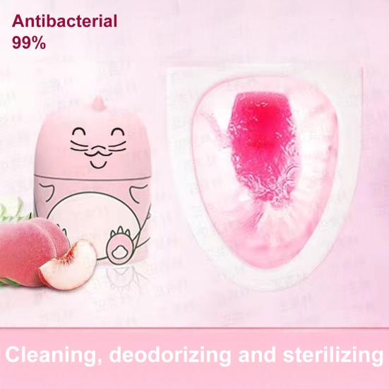 1/3 ks Čistič toalety Přírodní tableta Dlouhotrvající výkon Hloubkové čištění Ochranný povlak Udržitelné čisticí tablety do toalety