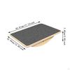Wooden Balance Board Anti Slip, Stability Exercising for Office and Home Desk Accessory Foot