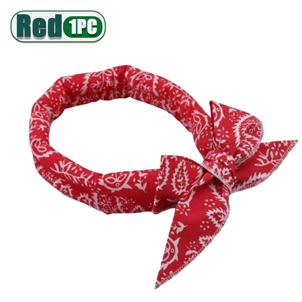 Adjustable Summer Cartoon Pet Ice Scarf Cooling for Cats and Dogs Japanese Korean Style Reusable Neck Wrap