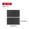 Carbon Fiber Car Accessories Vanity Makeup Mirror Panel Modified Interior Trim Cover Sticker For Ford Focus MK3 2012-2018