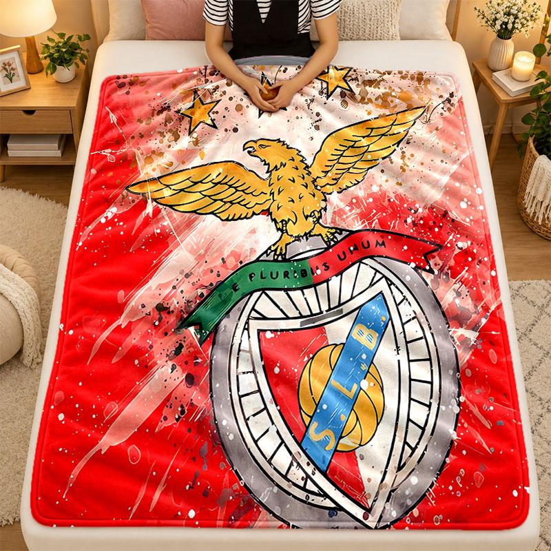 Flannel BlanketBenfica Warm Soft Throw Blanket for Indoor Sofa Bed Living Room Use