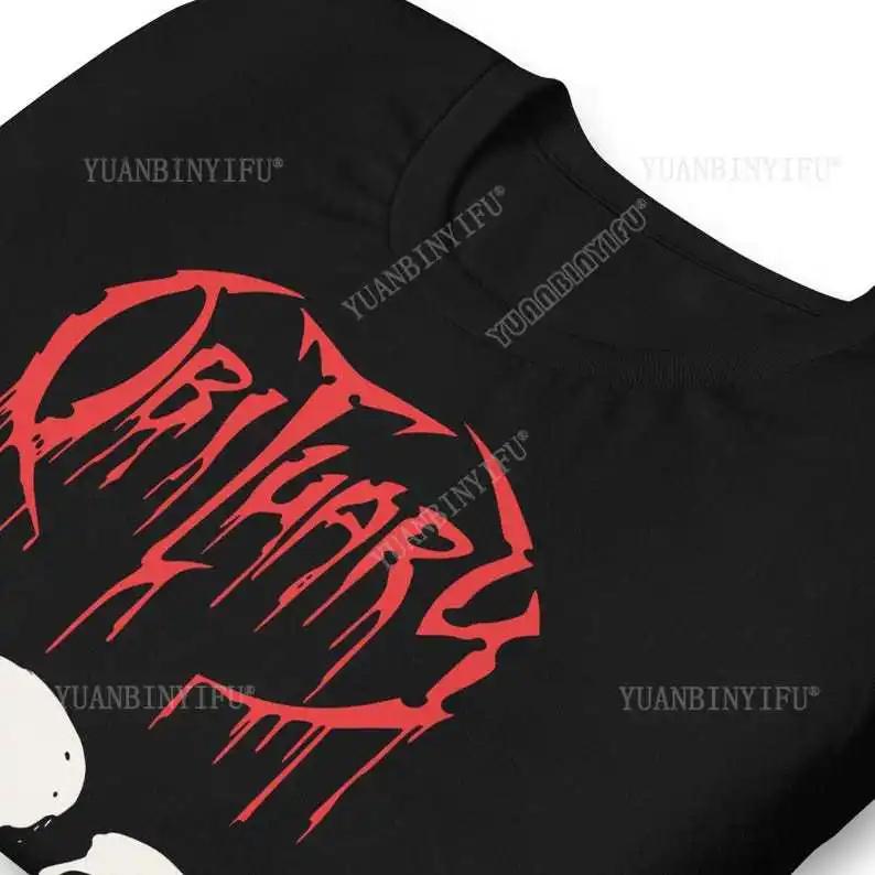 Obituary Premium T-Shirt Death Metal Lovers Death Metal T-Shirts Metal head Gifts for - Men s Summer Cotton Graphic Tee S разноцветный