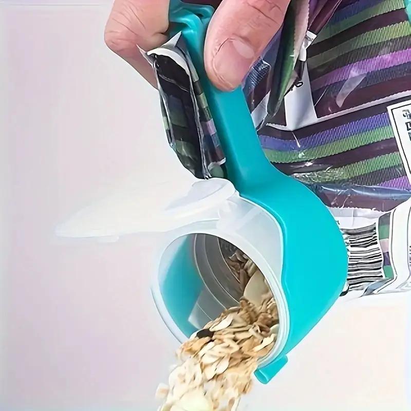 1PCS Fresh-keeping Sealing Clip Sealing Clip Oatmeal Discharge Spout Snack Bag Clip Moisture-proof Sealing Clip Bag Sealing Artifact