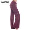 Spring and Autumn Women's Stretch Waist Button Pocket Yoga Pant