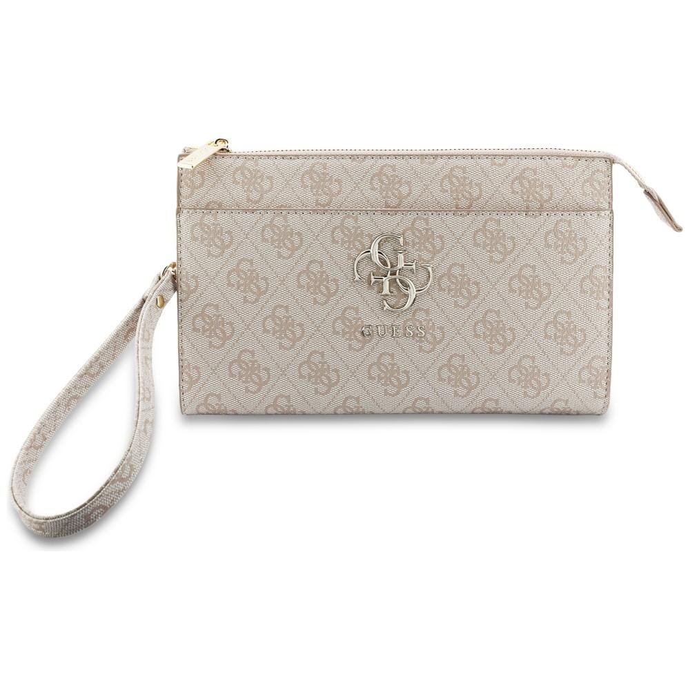 Borsa Guess 4G con Logo Grande, Pochette Rosa per Telefono