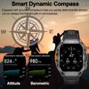 2026 New Dual Frequency GPS Smart Watch Men 1.96-inch HD AMOLED Screen Compass Bluetooth Call 5ATM Waterproof Sports Smart Watch