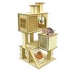 Removable Double Layer Hamster House Guinea Pigs Rat Playground Platform Small Animal Habitat