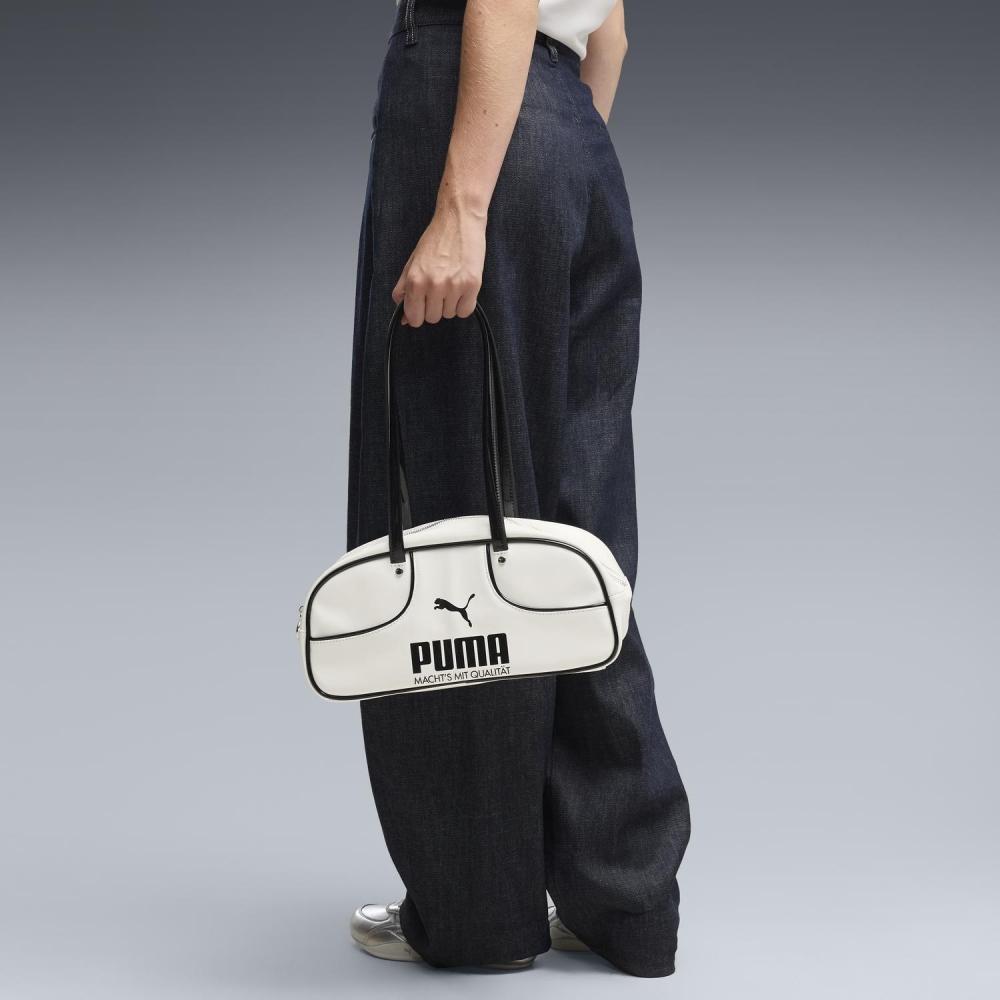 Puma M 1976 Flute Grip Bag White Black 092864 02wh Bk