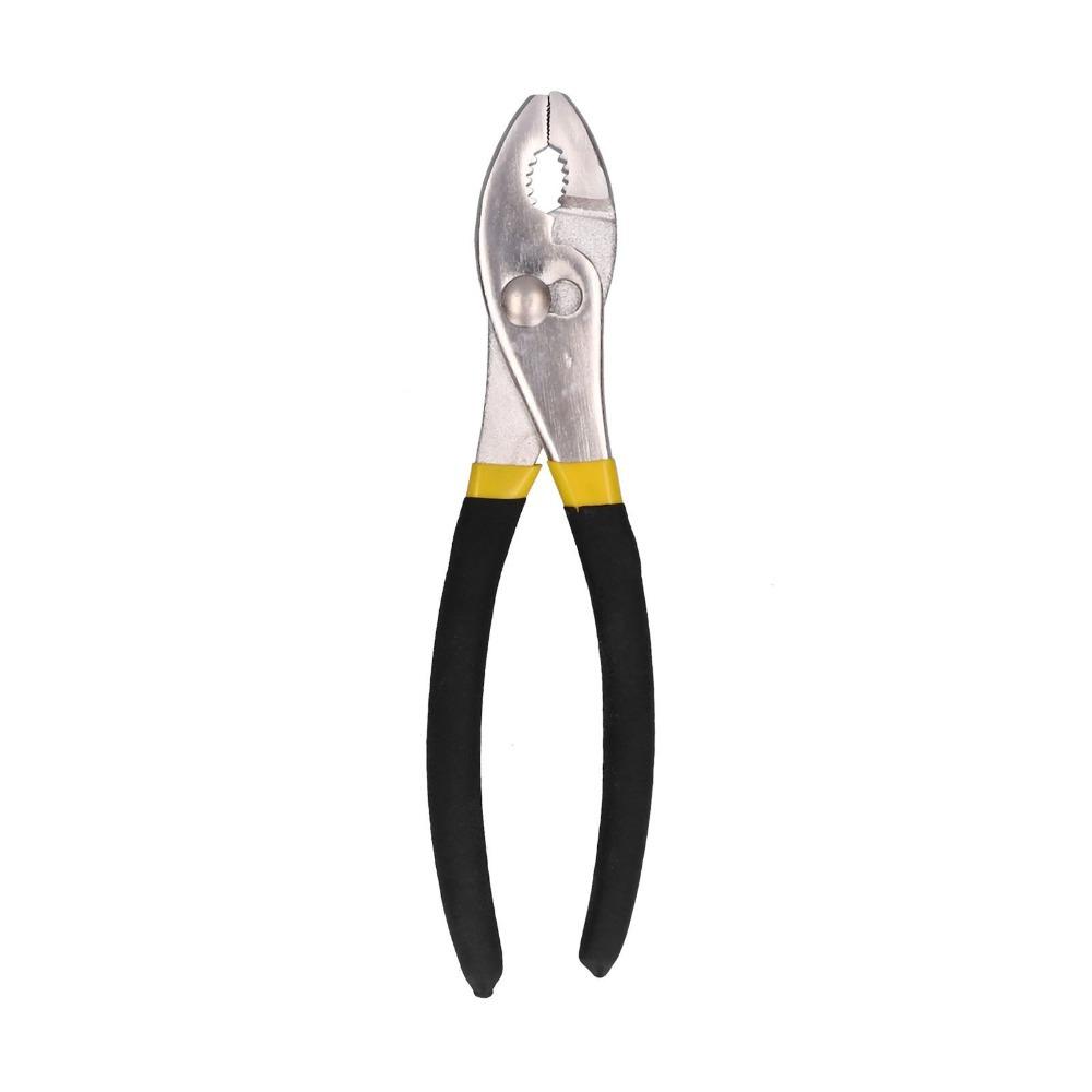 Steel Pliers Slip Joint Pliers Plastic Handle Heavy Duty Pliers Convenient Hand Pliers Home Repair