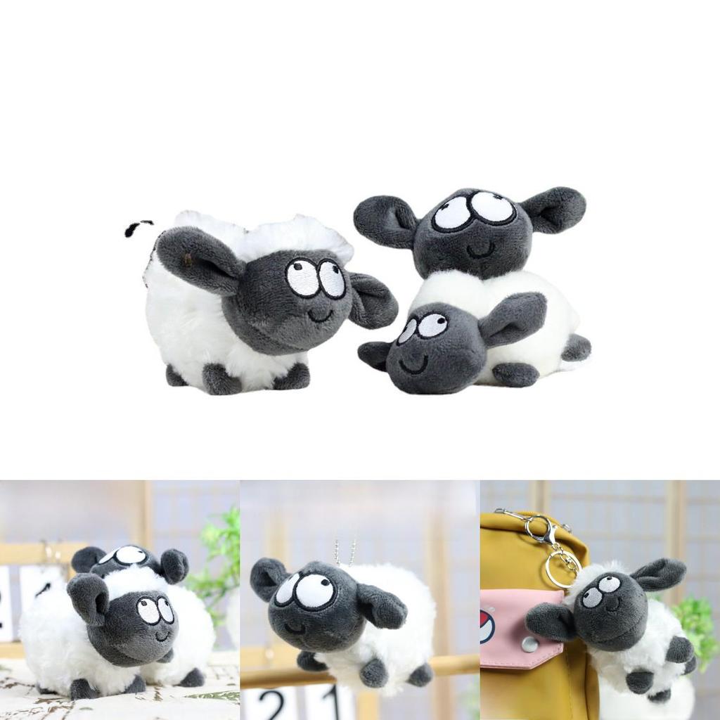 Charming Little Sheep Plush Toy Cozy Keychain Fluffy Lamb Doll For Bag Accessories