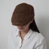 Women's back button hunting cap cafe men's hat