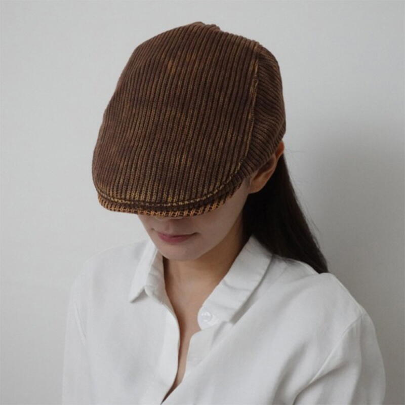 Women's back button hunting cap cafe men's hat