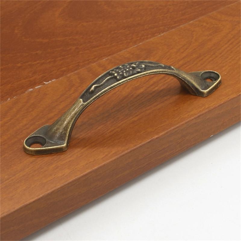 Chinese Style Drawer Pull Zinc Alloy Drawer Handle Durable for Wardrobe Jewelry