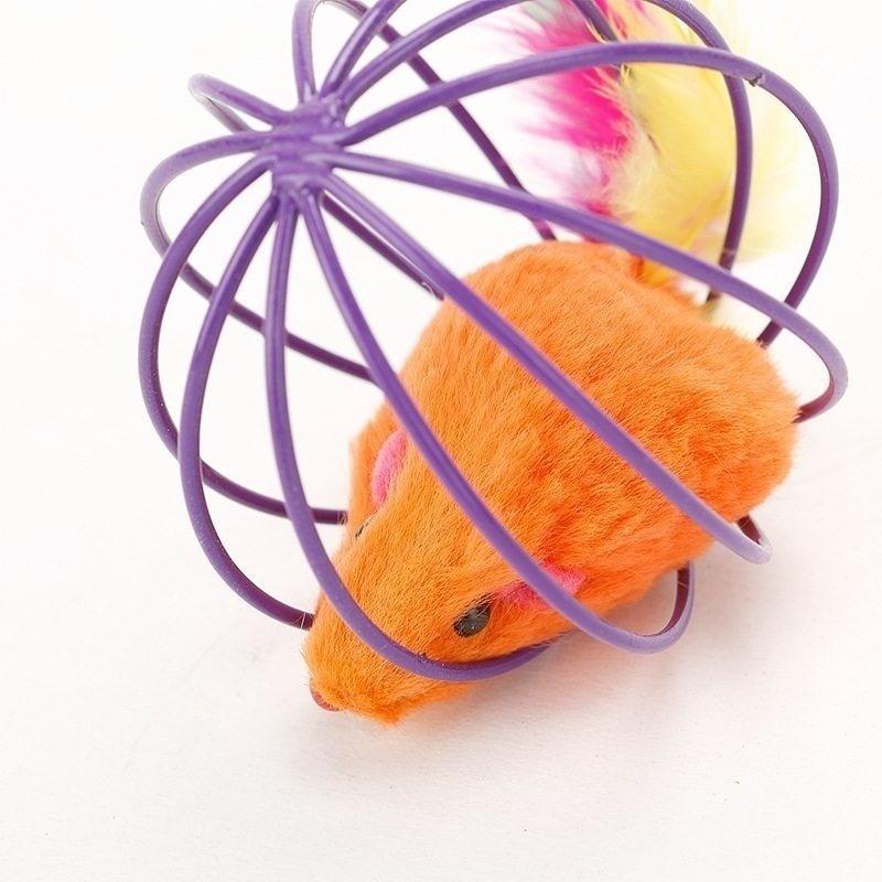 Popular New Pet Cat Toy Mouse Ball Lovely Kitten Gift Funny Play Toys Mouse Ball Best Gift For