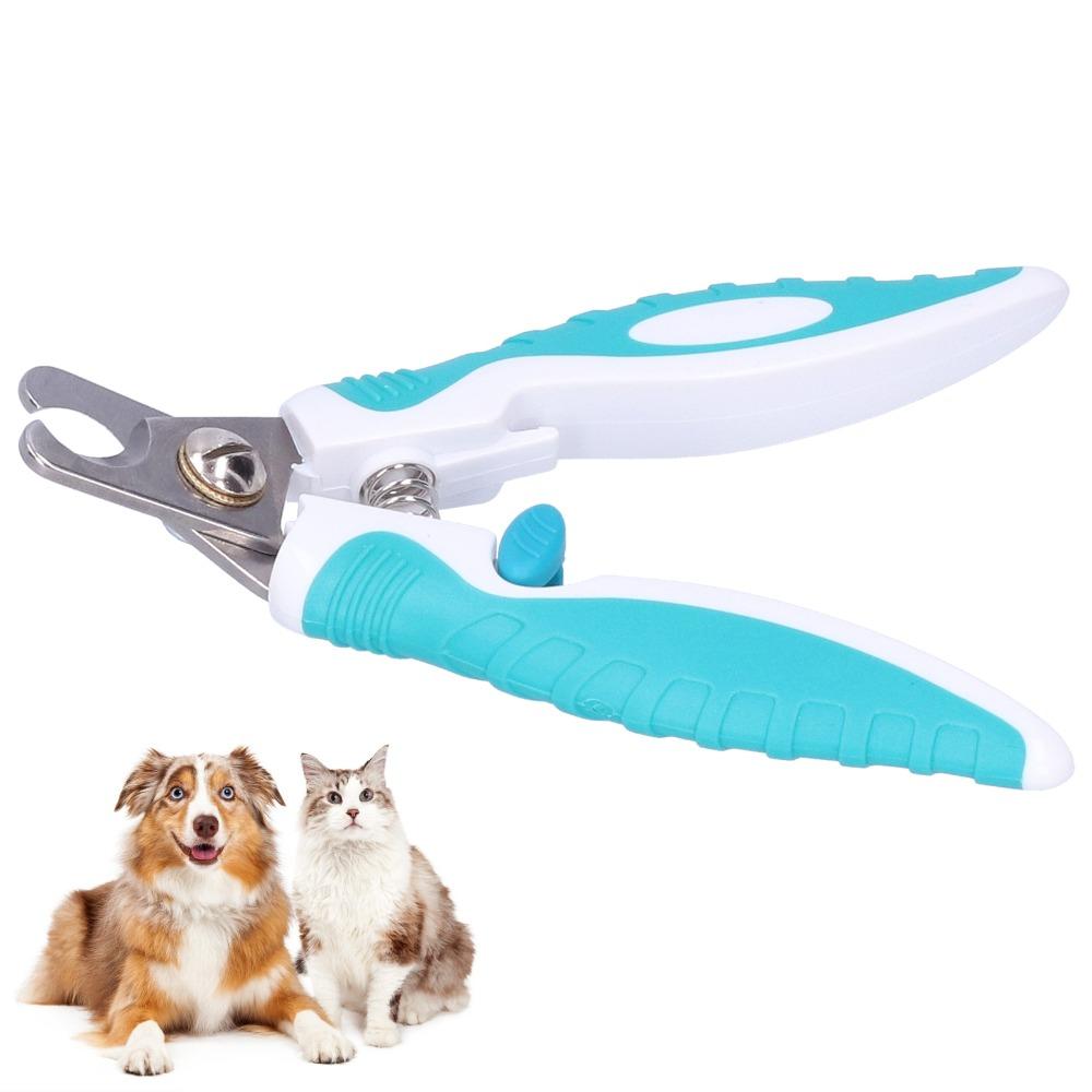 Stainless Steel Pet Nail Clippers Ergonomic Handle Dog Nail Cutter for Cats Dogs