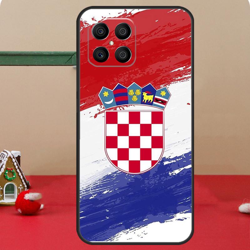 Croatia Flag Case For Honor Magic 6 7 8 Pro Honor 400 200 70 90 Lite X8c X8b X9a X9b X9c X9d Win RT Cover