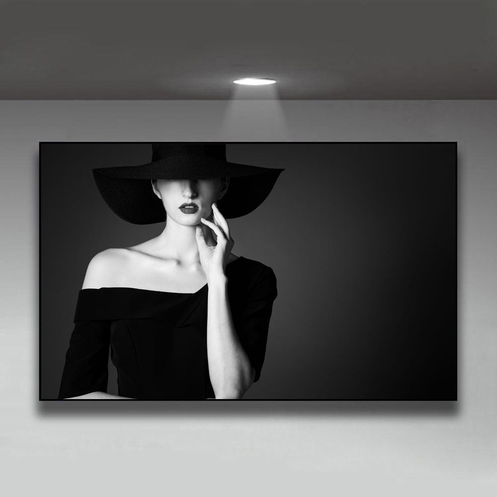 

Нордическая модель портрет искусство постер холст фреска барная стойка гостиная украшение дома картина маслом без рамки 21*30cm No Frame