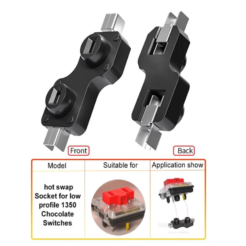 10Pcs Swapping Pcb Sockets Kailh Pcb Socket For Mx Cherry Gateron Outemu Kailh Switches For Low Profile 1350 Chocolate Axis