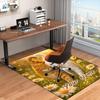 1PC Custom Name Heartfelt Friendship In Flowers Theme Floor Mat Ideal for Living Room, Game Rooms, Office, Bedroom,Floor Mat Playful Design67
