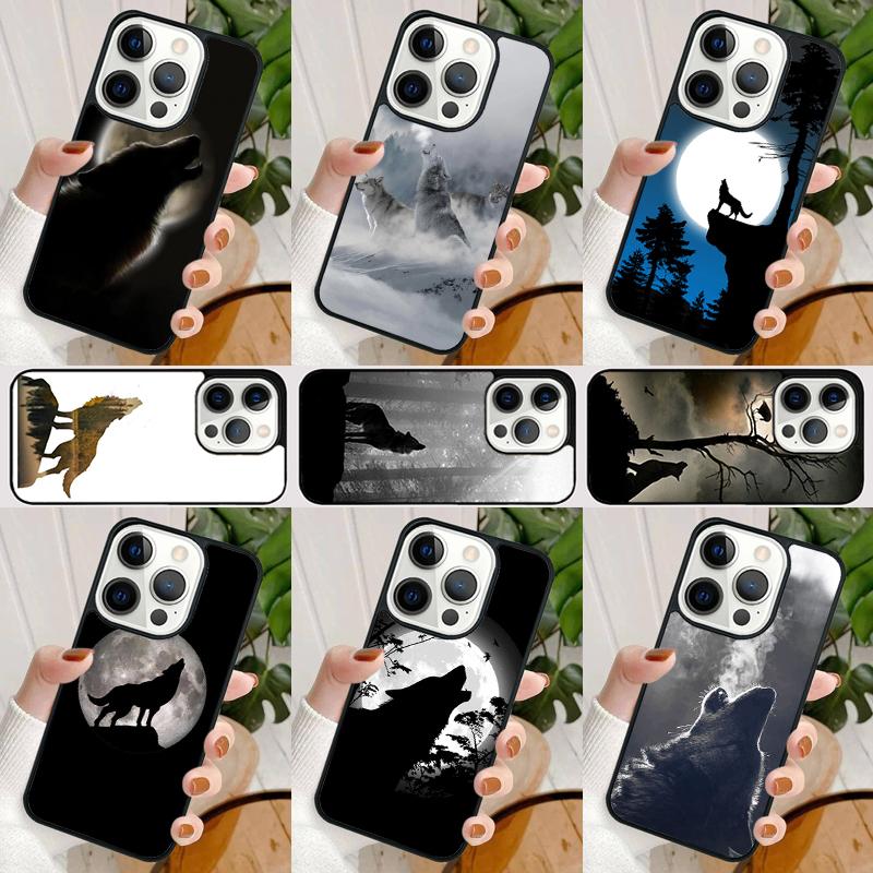 Animal The Wolf Howl Phone Case For iPhone 17 Air 16 15 14 Max Plus 11 12 13 Pro Max Phone Cover coque