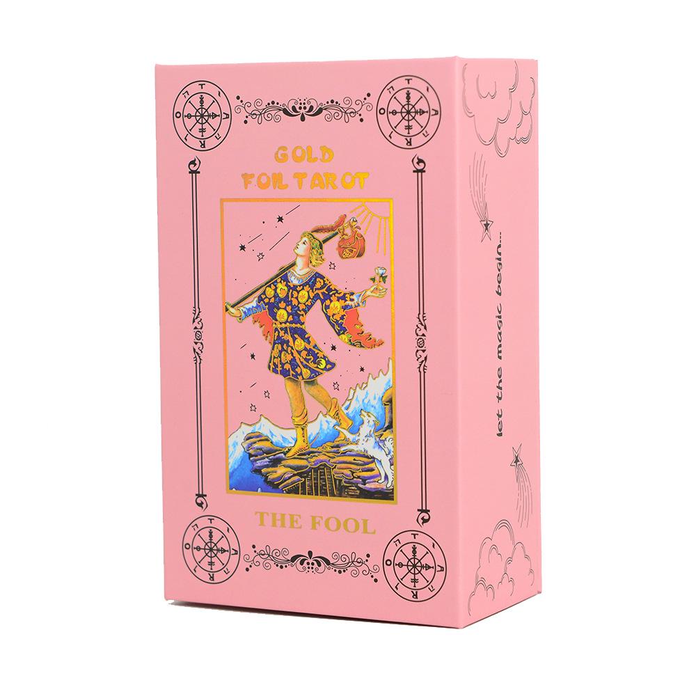 78 Roze Goud Tarotkaarten - Waterdicht Rider-Waite Deck