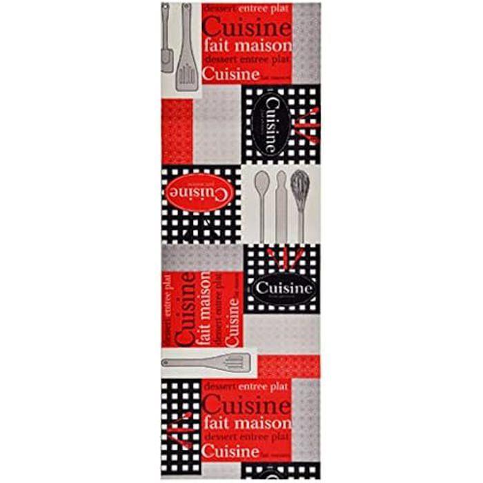 Tapis de cuisine - VIDAXL - 60x180 cm - Lavable - Multicolore - Rectangulaire