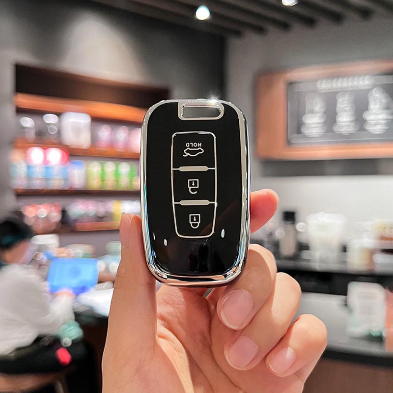 Compatible Key Cover for Beijing Hyundai Sonata 8, Old ix35/Langdong Models