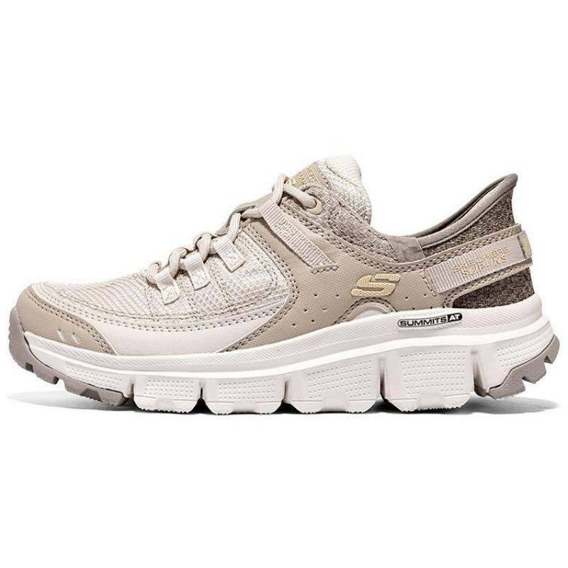 Skechers Summits AT Slip-Ins Women Cushioned Support Light Low Top Running Shoes White 180147-TPE 35