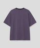 SLOW RECORD HOUSE Striped Short Sleeve T-Shirt_Purple