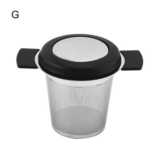 Tea Infuser with Handle Fine Mesh Reusable Anti-rust Household Tea Shop Handheld Tea Leaf  Strainer for Kitchen
