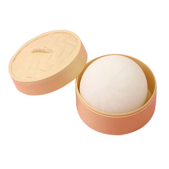 1/2/3/4Pcs Simulated Dough Ball Toy with Steamer Stress Relief Steamed Bun Squeeze Sensory