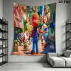 Super Mario Bros Movie Tapestry Tapestry Fashion Print Wallmounted Christmas Gift Home Decor Work Of Art