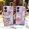 Protective Waterproof Phone Case For ZTE Blade A34 Back Cover Durable Wrist Strap Ring Phone Holder Anti-knock Anti-dust