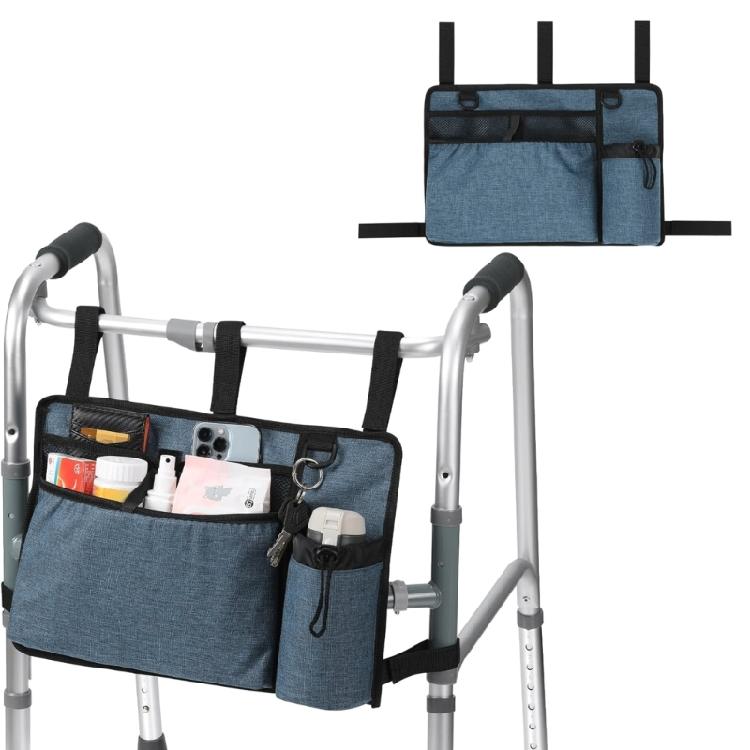 Multipurpose Wheelchair Side Storage Bag for Daily Use Waterproof and Sturdy Oxford Cloth Hanging Pack Household