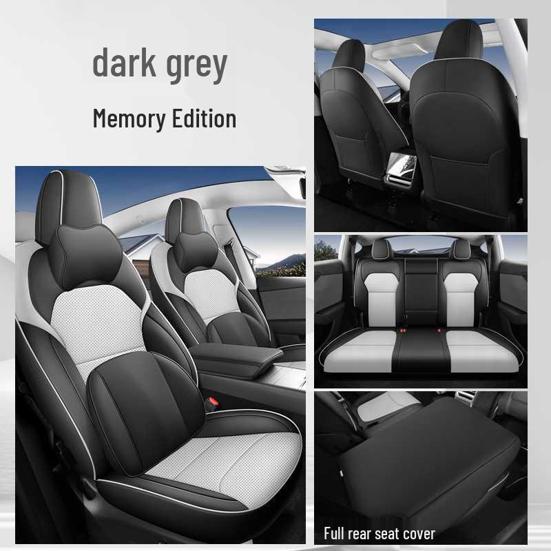 Tesla Model Y All-Season Wear-Resistant Leather Seat Covers & Cushions