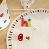 Shangce Milk Silk Children's Round Carpet Dopamine Bedroom Bedside Rug Living Room Kids Room Study Diameter 100cm