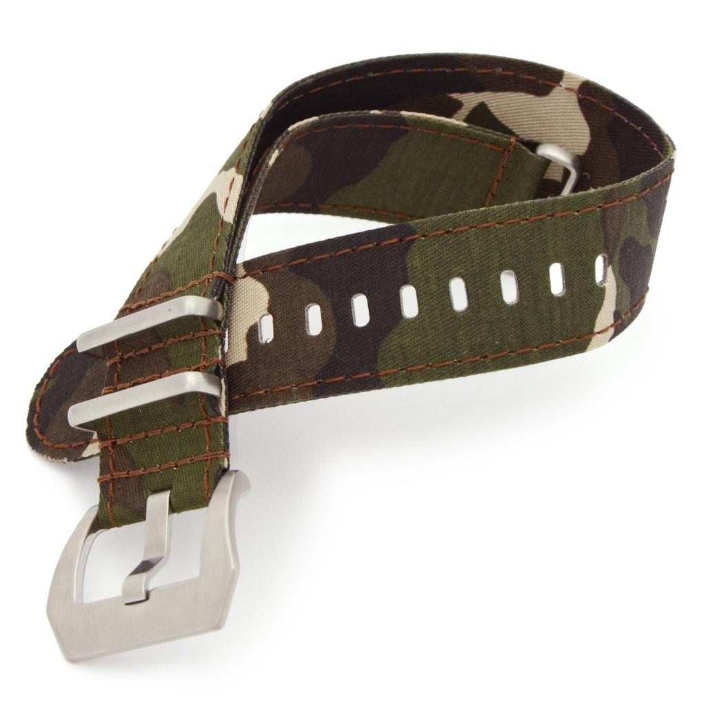 CASSIS Nylon Watch Strap TYPE NATO FT 22mm Camouflage with Replacement Tool #141.601F070022