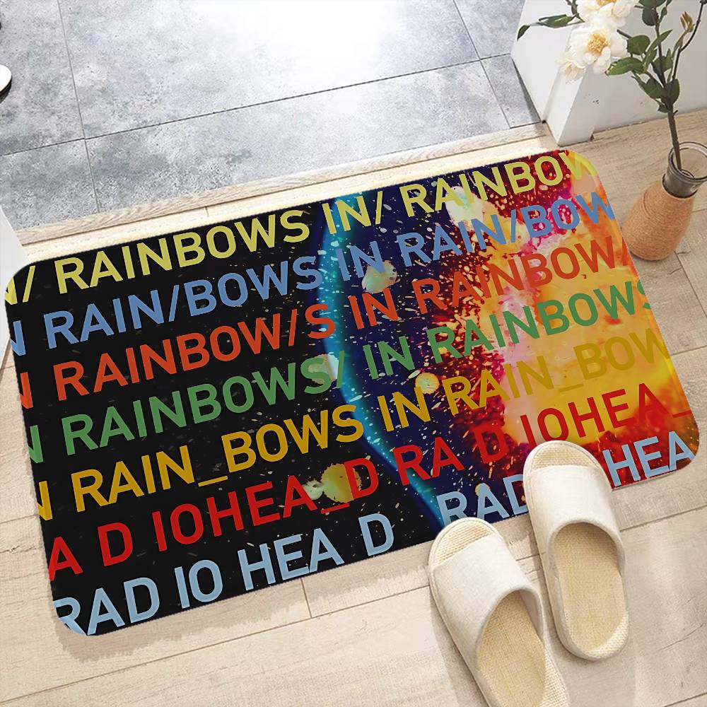 Alternative Rock Band R-Radiohead Bathroom Mat Kids Room Bedroom Decoration Balcony Anti-Slip Doormat Living Room Welcome Rug