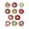 Handmade Peony Flowers Artificial Wreath Spring Garland 40cm Hanging Holiday Decorative Photography Props