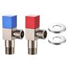 Convenient Water Control Valves Reliable Angle Stop Valves Water Shut Off  Valves 1/4 for Kitchen Bathroom & Toilet